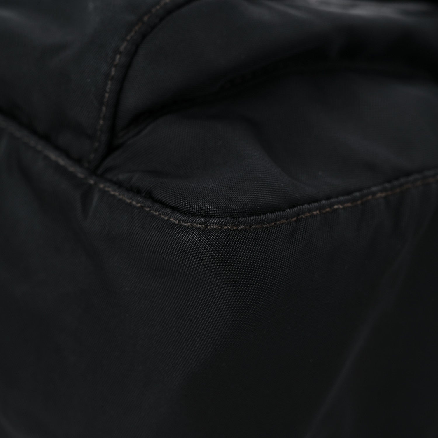 Prada Tessuto Nylon Saffiano Small Vela Messenger Black 9 of 16