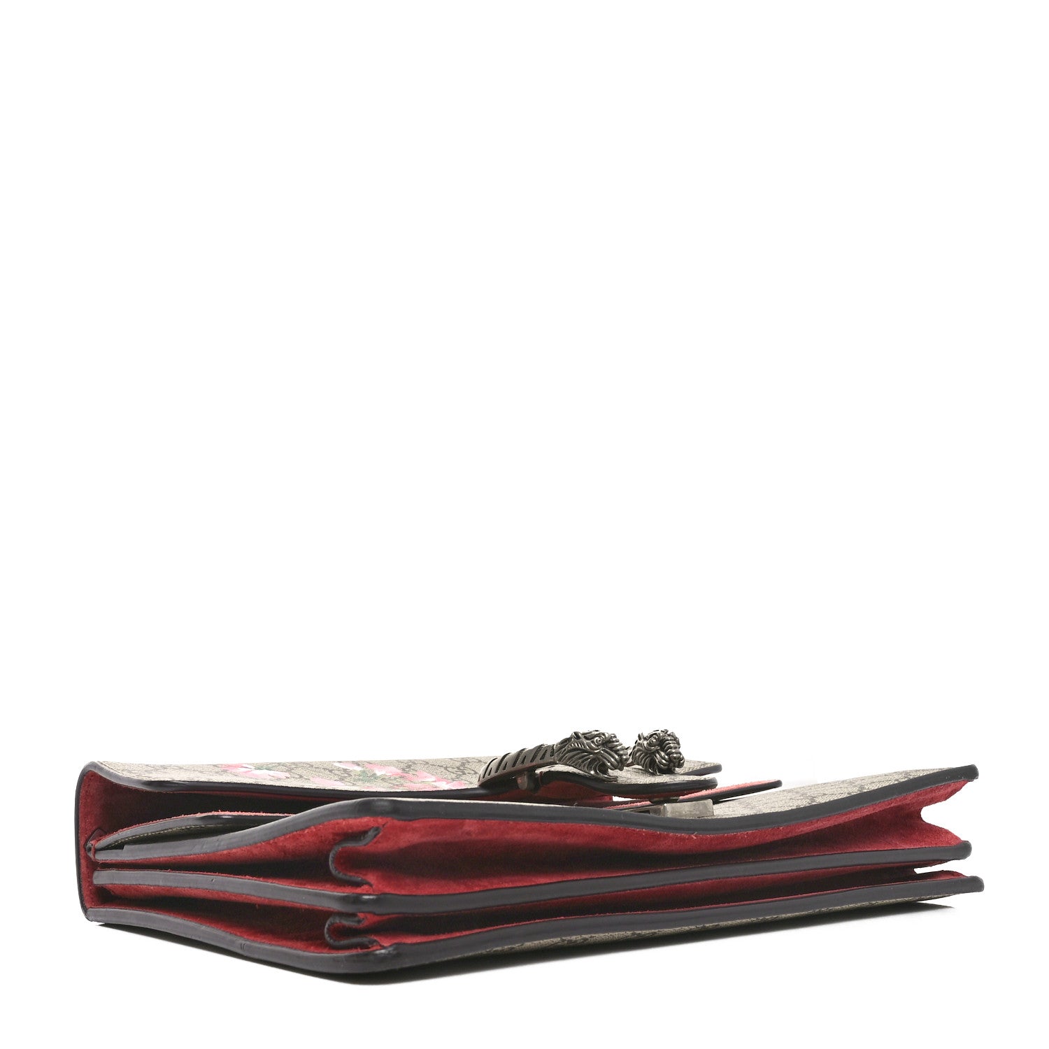 Gucci GG Supreme Monogram Blooms Medium Dionysus Shoulder Bag Beige Multicolor Dry Rose 4 of 10