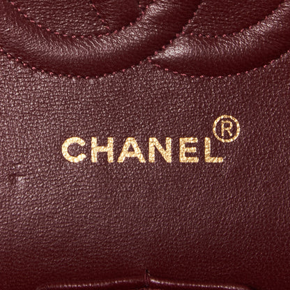 Chanel Lambskin Quilted Medium Double Flap Black 8 of 9