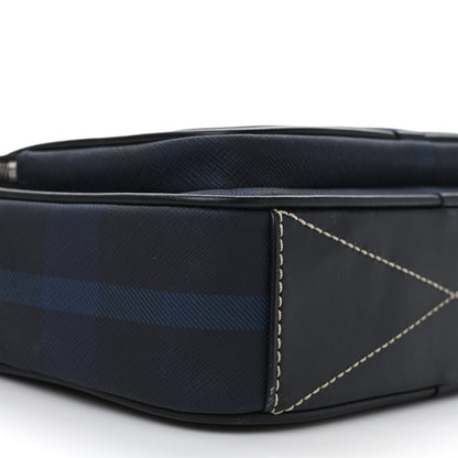 Burberry Canvas Check Paddy Messenger Navy Blue 8 of 9