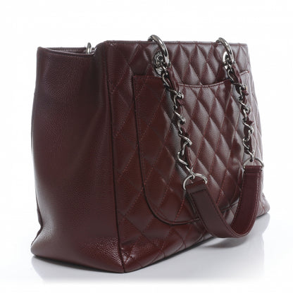 Chanel Caviar Grand Shopping Tote GST Bordeaux 3 of 8