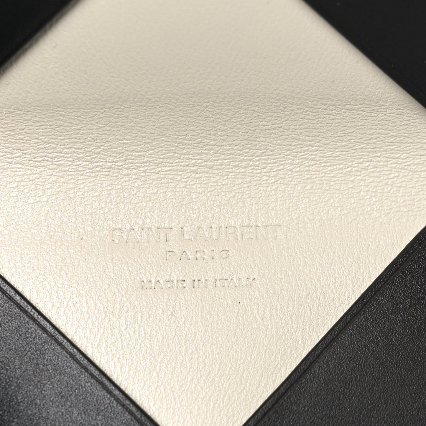 Calfskin Business Card Case Black