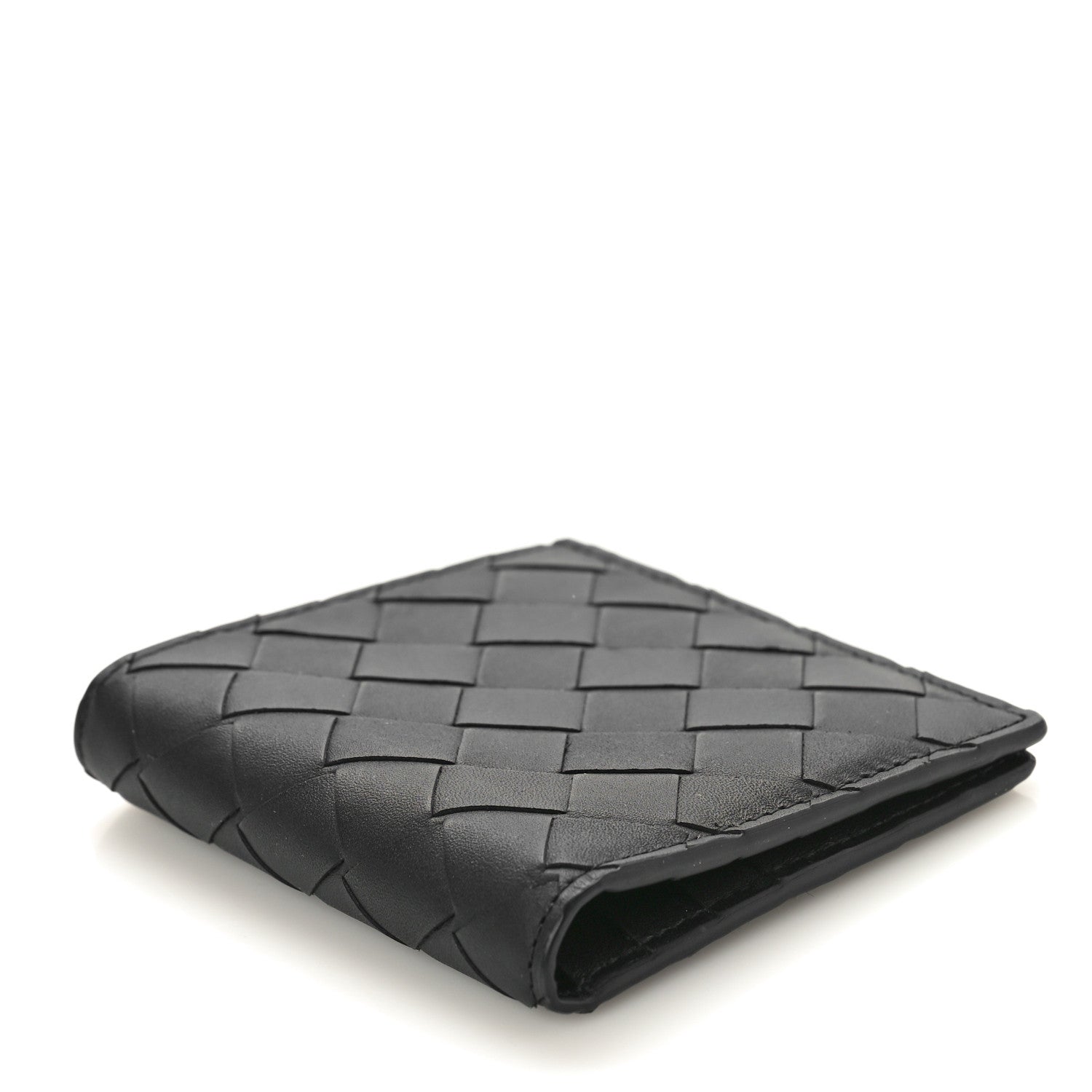 Bottega Veneta Nappa Intrecciato Medium Bi-Fold Wallet Black 8 of 8