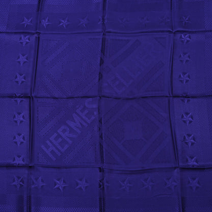 Hermes Silk Sellier Scarf 90 Dark Blue 2 of 5