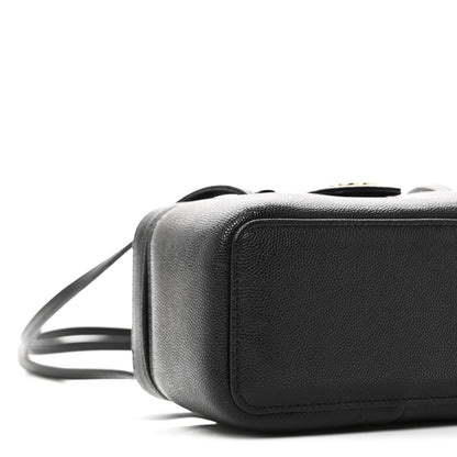 Chanel Shiny Caviar Preppy Coco Long Vanity With Strap Black 9 of 12