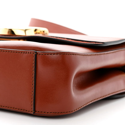 Chloe Calfskin Small C Double Carry Sepia Brown 10 of 10