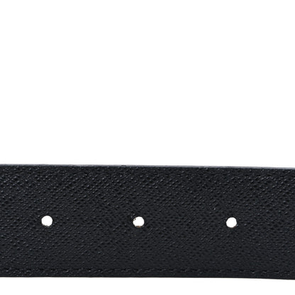Louis Vuitton Calfskin Monogram 30mm LV Initiales Reversible Belt 80 32 Black 4 of 5