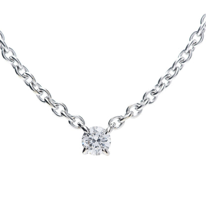 Cartier 18K White Gold Diamond .25ct 1895 Pendant Necklace 4 of 7