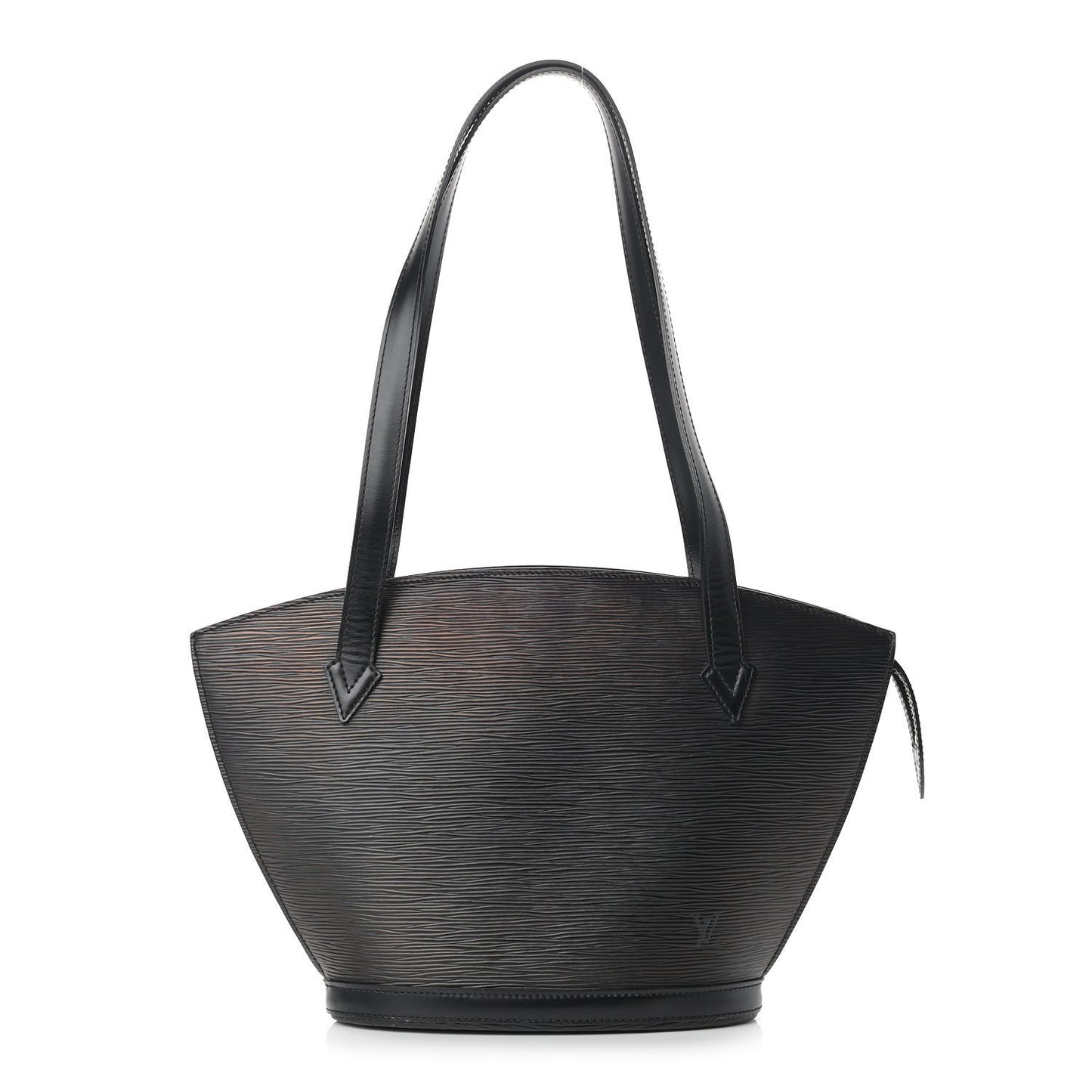 Epi Saint Jacques PM Long Straps Black