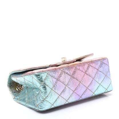 Chanel Metallic Goatskin Quilted Mini 2.55 Reissue Flap Multicolor 3 of 10