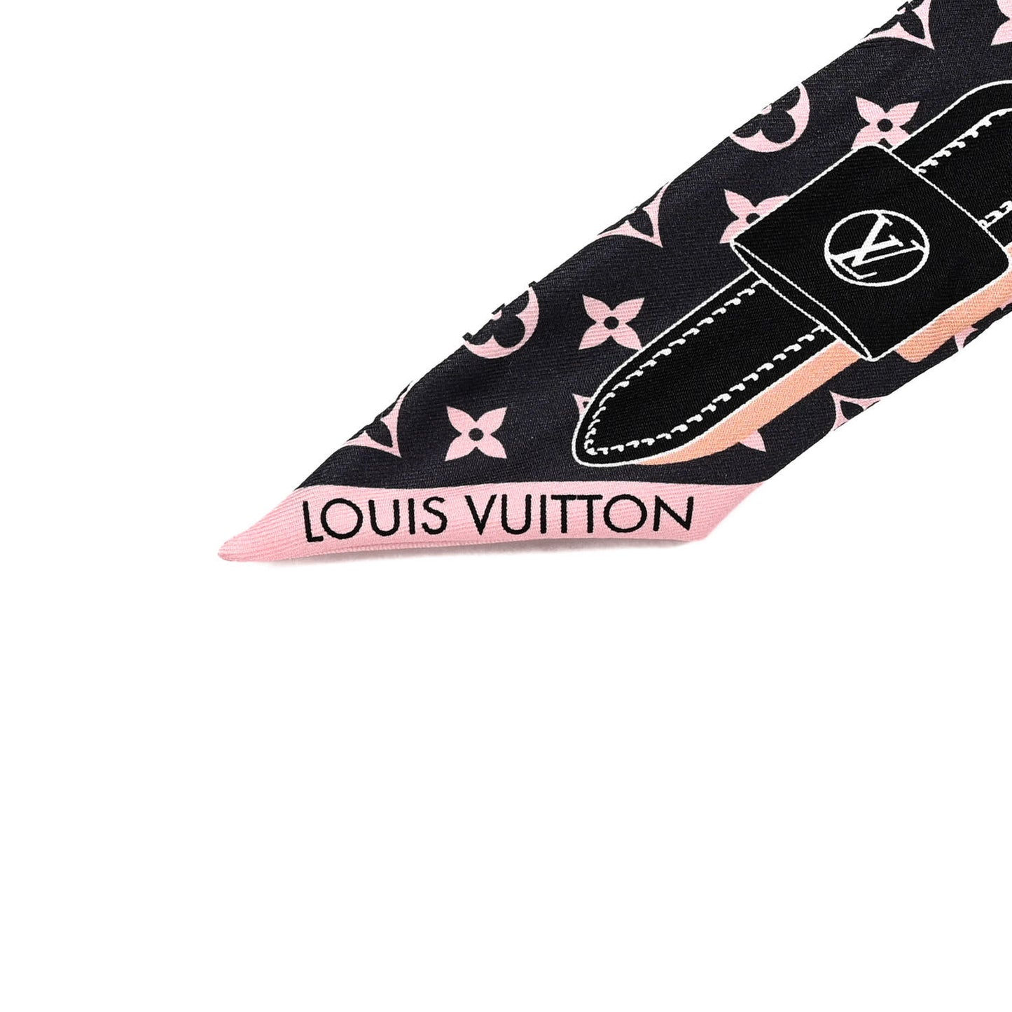 Silk Monogram Rising Confidential BB Bandeau Black Rose