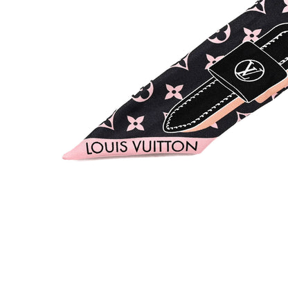 Louis Vuitton Silk Monogram Rising Confidential BB Bandeau Black Rose 2 of 4