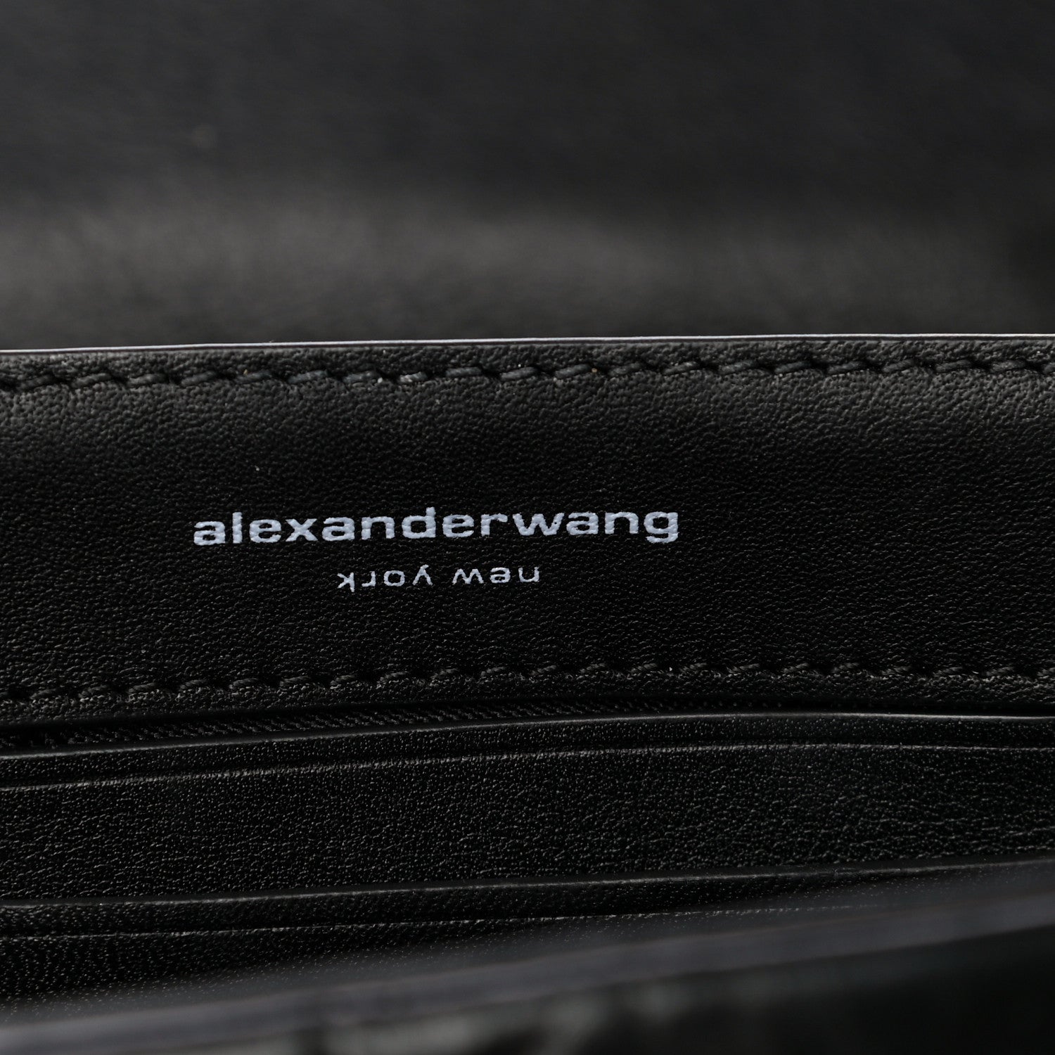 Alexander Wang Calfskin Quilted Halo Crossbody Bag Black 5 of 13