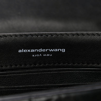 Alexander Wang Calfskin Quilted Halo Crossbody Bag Black 5 of 13