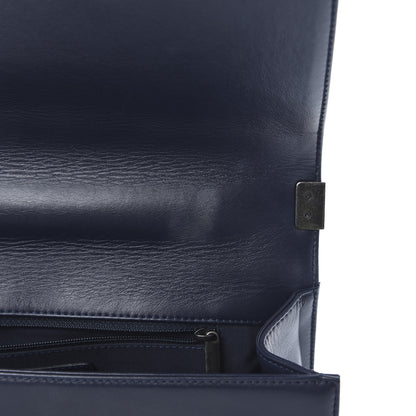 Chanel Calfskin Ombre Faded Quilted New Medium Boy Flap Blue 16 of 16