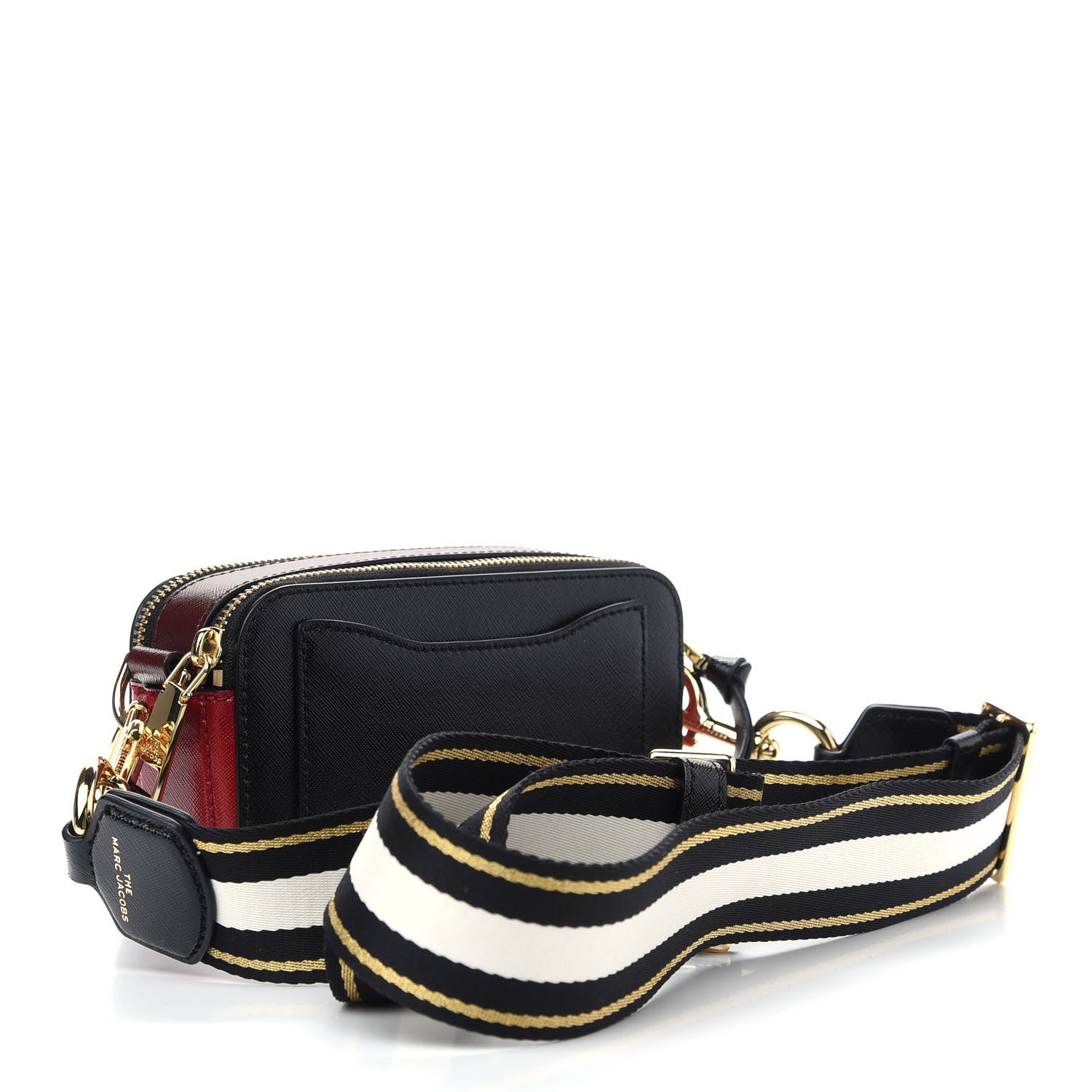 Marc Jacobs Saffiano Snapshot Camera Bag Black Multi 3 of 8