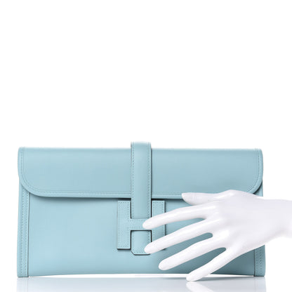 Hermes Swift Jige Elan 29 Clutch Bleu Atoll 2 of 8