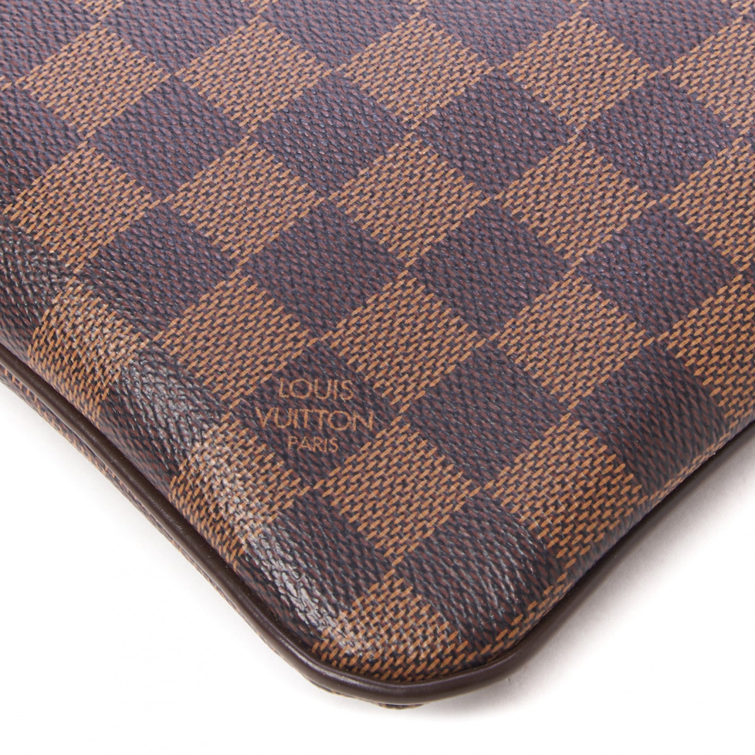 Louis Vuitton Damier Ebene Brooklyn Flat Pochette 5 of 9