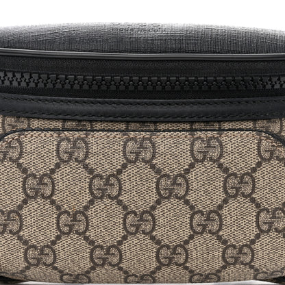 Gucci GG Supreme Monogram Belt Bag Black 9 of 12
