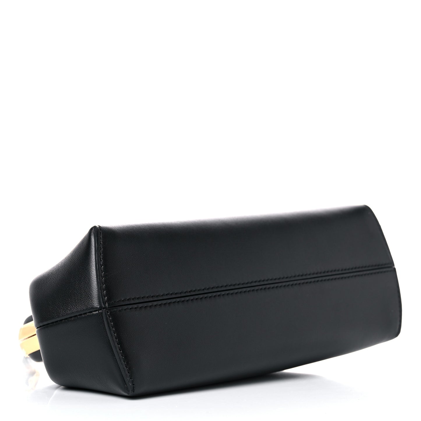 Shiny Nappa Small Fendi First Black