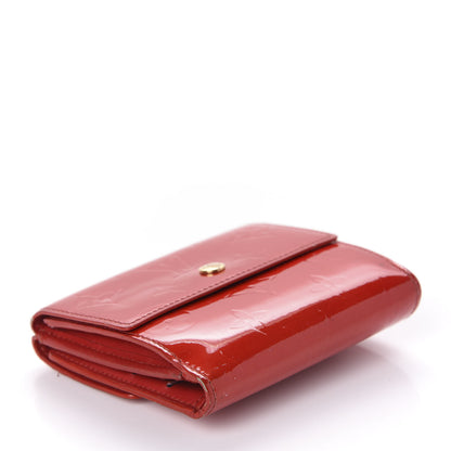 Louis Vuitton Vernis Elise Wallet Rouge 4 of 11