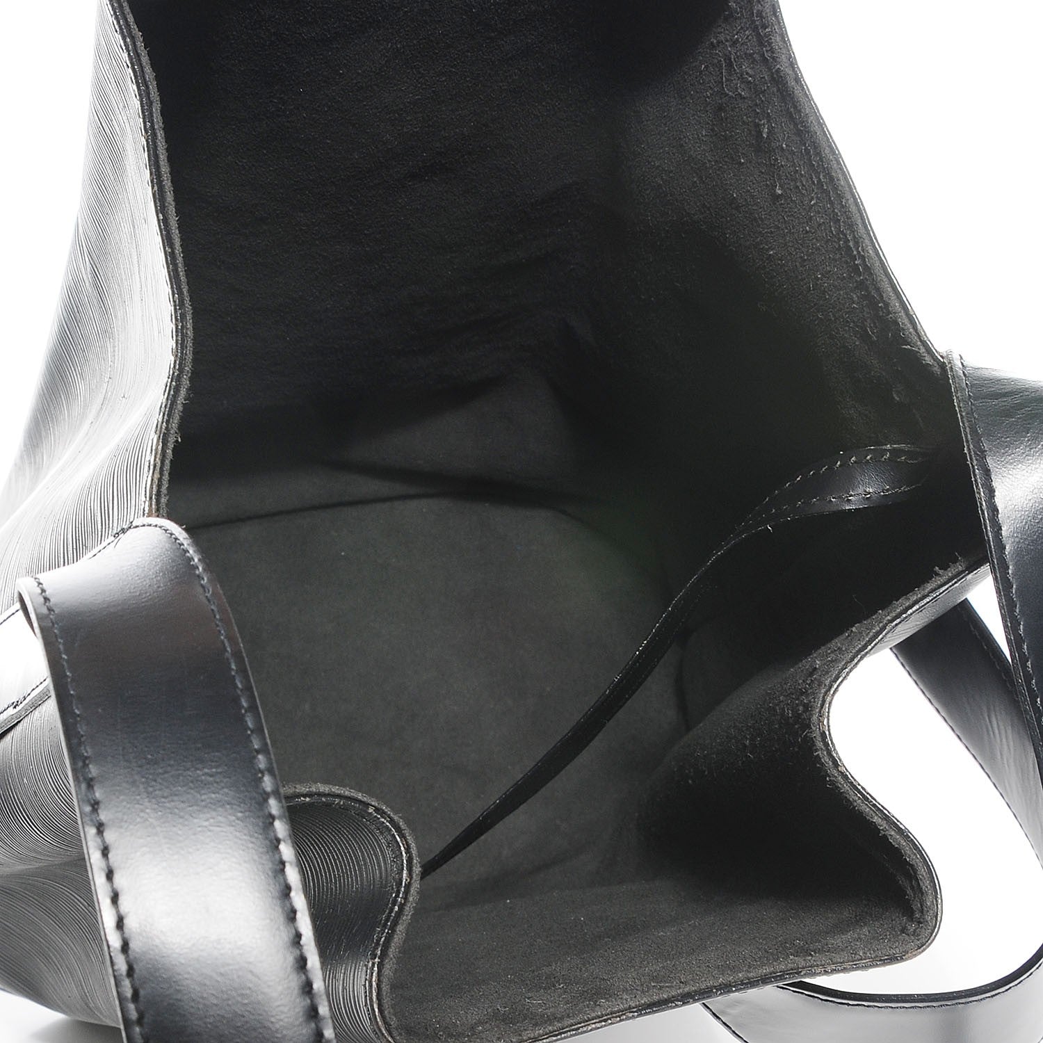 Louis Vuitton Epi Sac D'Epaule GM Black 5 of 7