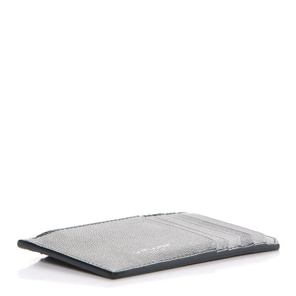 Saint Laurent Grained Calfskin 5 Fragments Zip Pouch Card Holder New Vert Fonce 4 of 8
