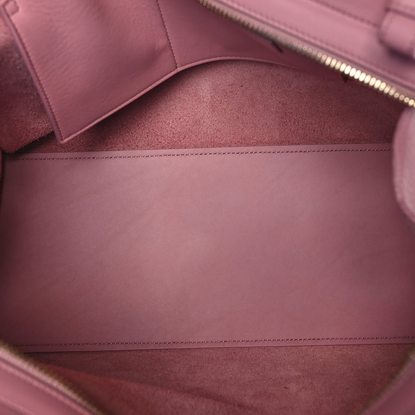 SAINT LAURENT Calfskin Small Classic Y Cabas Vieux Rose