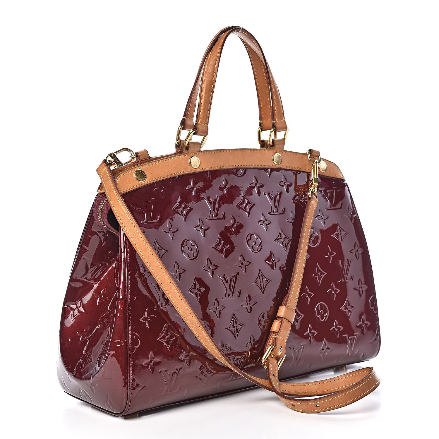 Louis Vuitton Vernis Brea MM Rouge Fauviste 3 of 20
