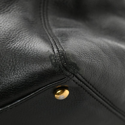 Chanel Calfskin Cerf Executive Shopper Tote Black 13 of 15