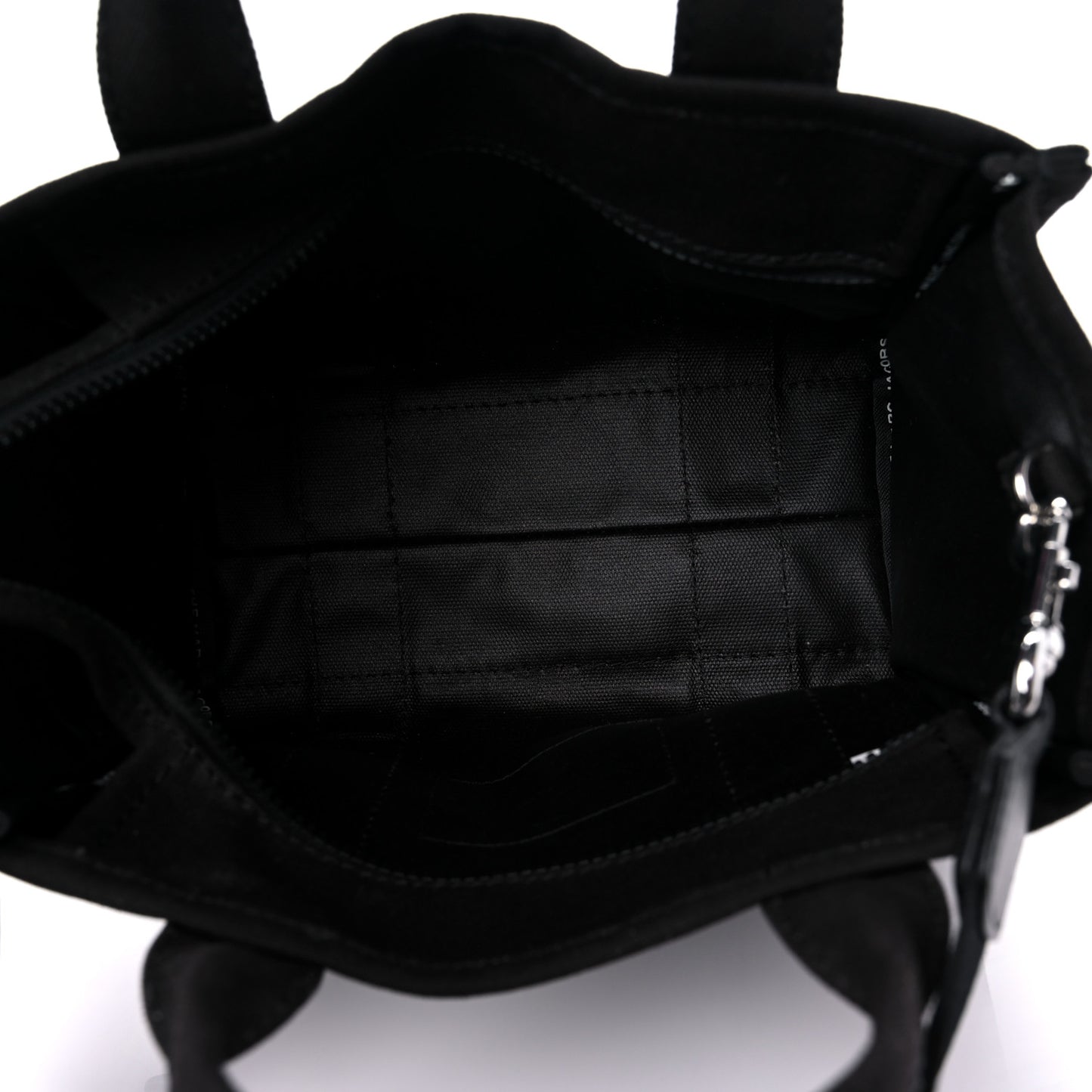 Cotton Canvas Mini The Traveler Tote Bag Black