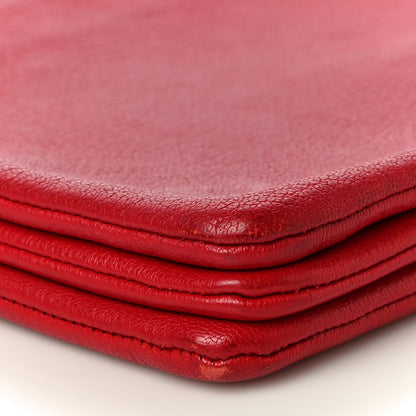 Celine Goatskin Large Trio Crossbody Bag Scarlet 12 of 18