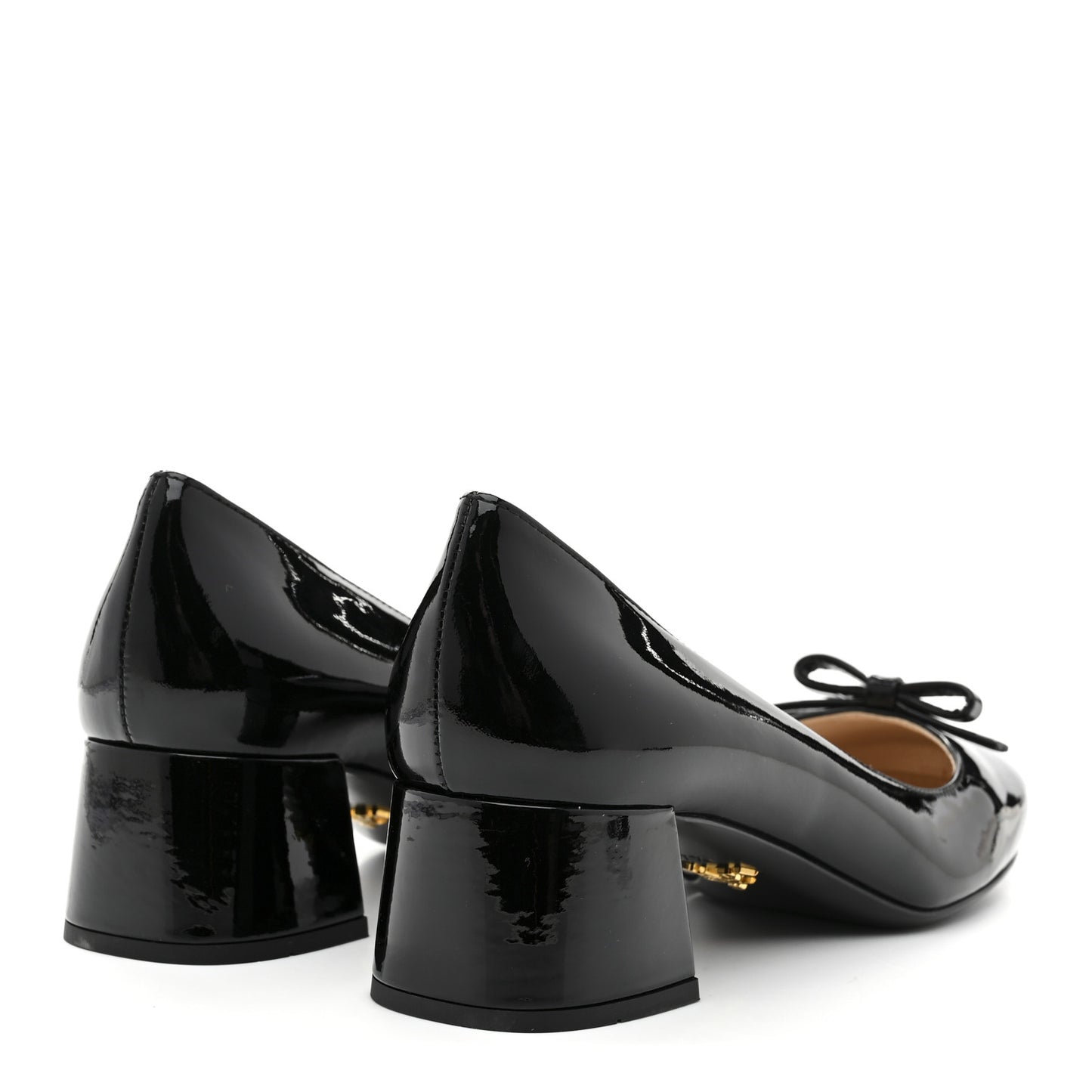 Spazzolato Bow Pumps 37.5 Black