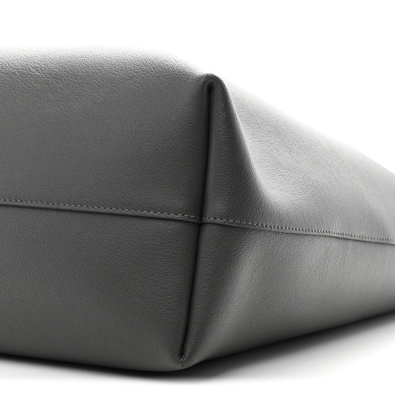 Saint Laurent Calfskin Large Shopping Tote Storm 11 of 11