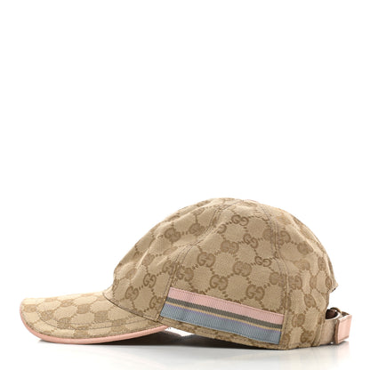 Gucci Monogram Web Baseball Hat XL Beige 4 of 10