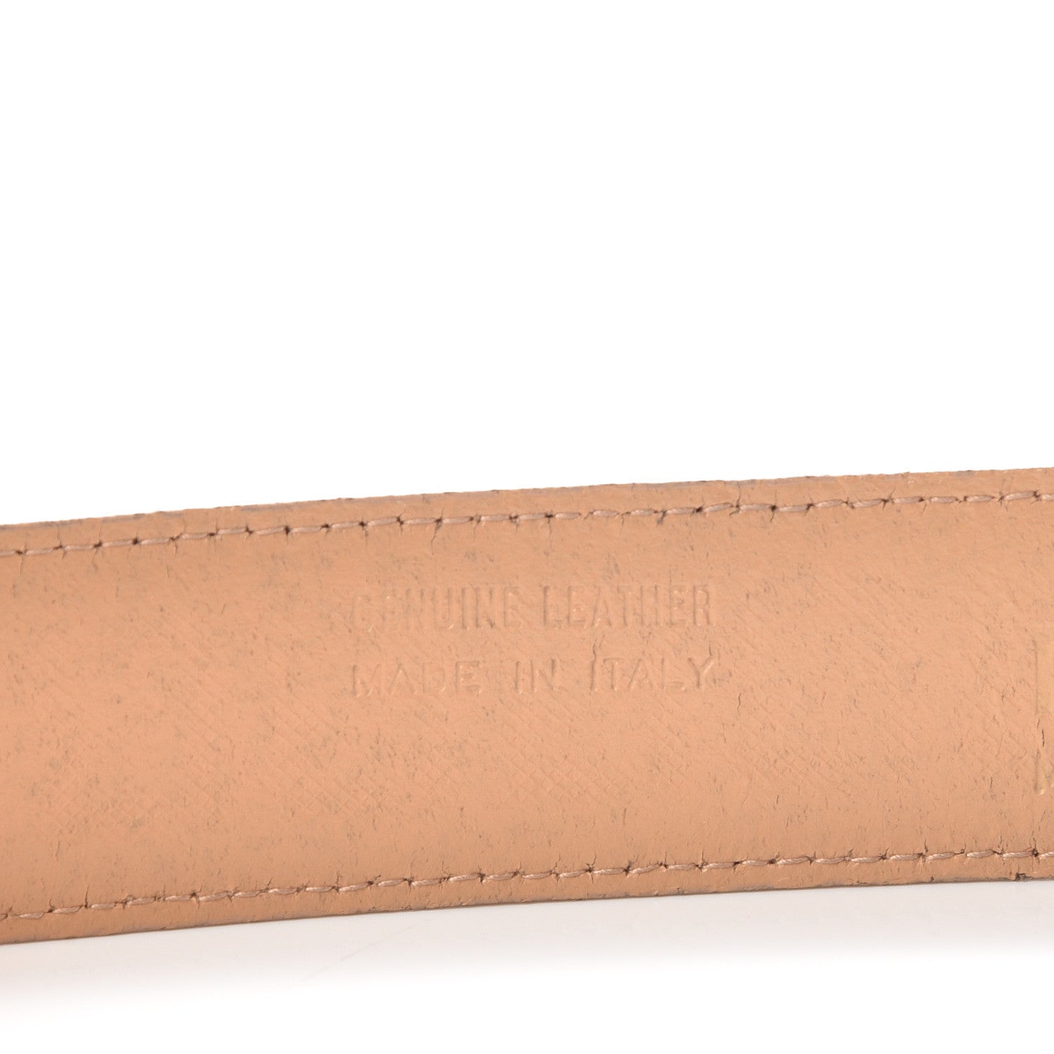 Fendi Calfskin FF Embossed Belt 90 36 Beige 8 of 8