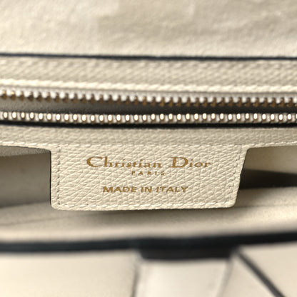 Christian Dior Grained Calfskin Saddle Bag White 6 of 8