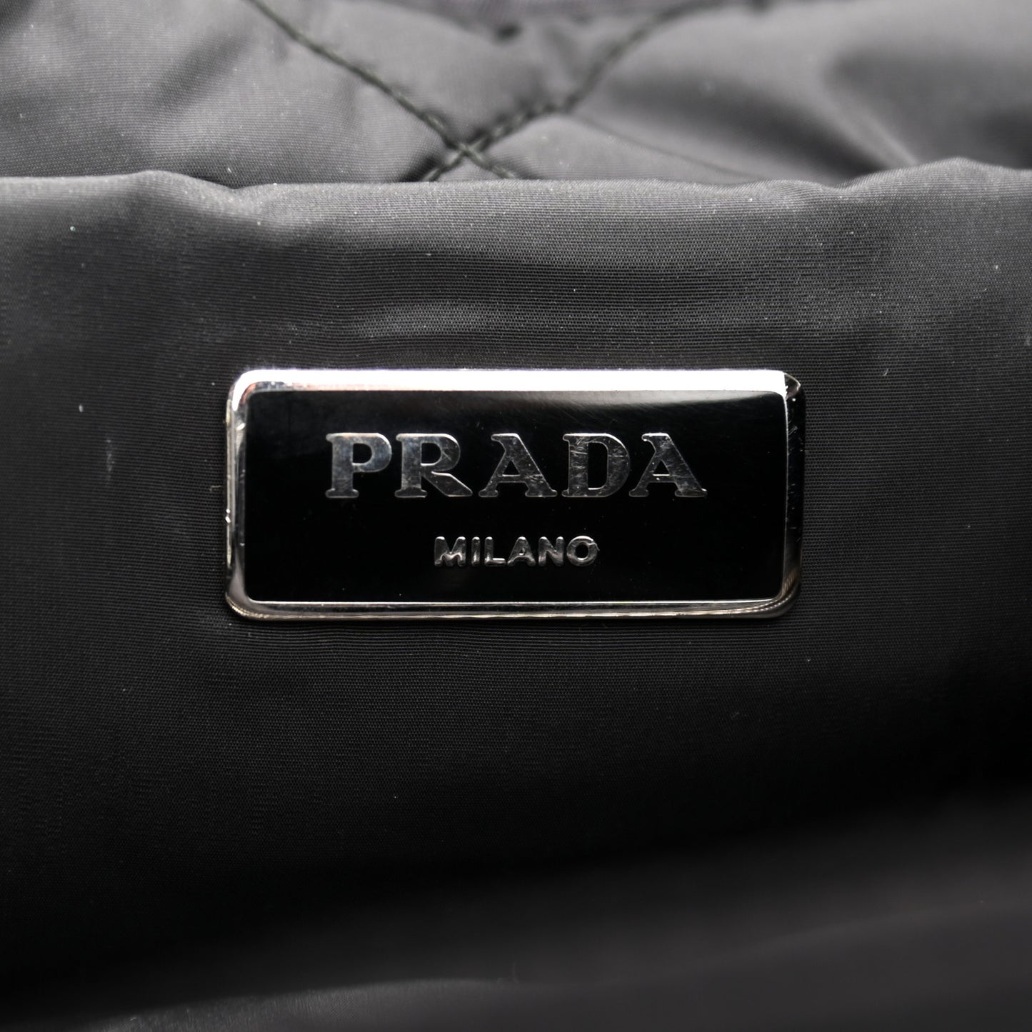 Tessuto Nylon Bomber Tote Black