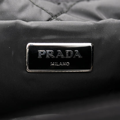 Prada Tessuto Nylon Bomber Tote Black 4 of 9