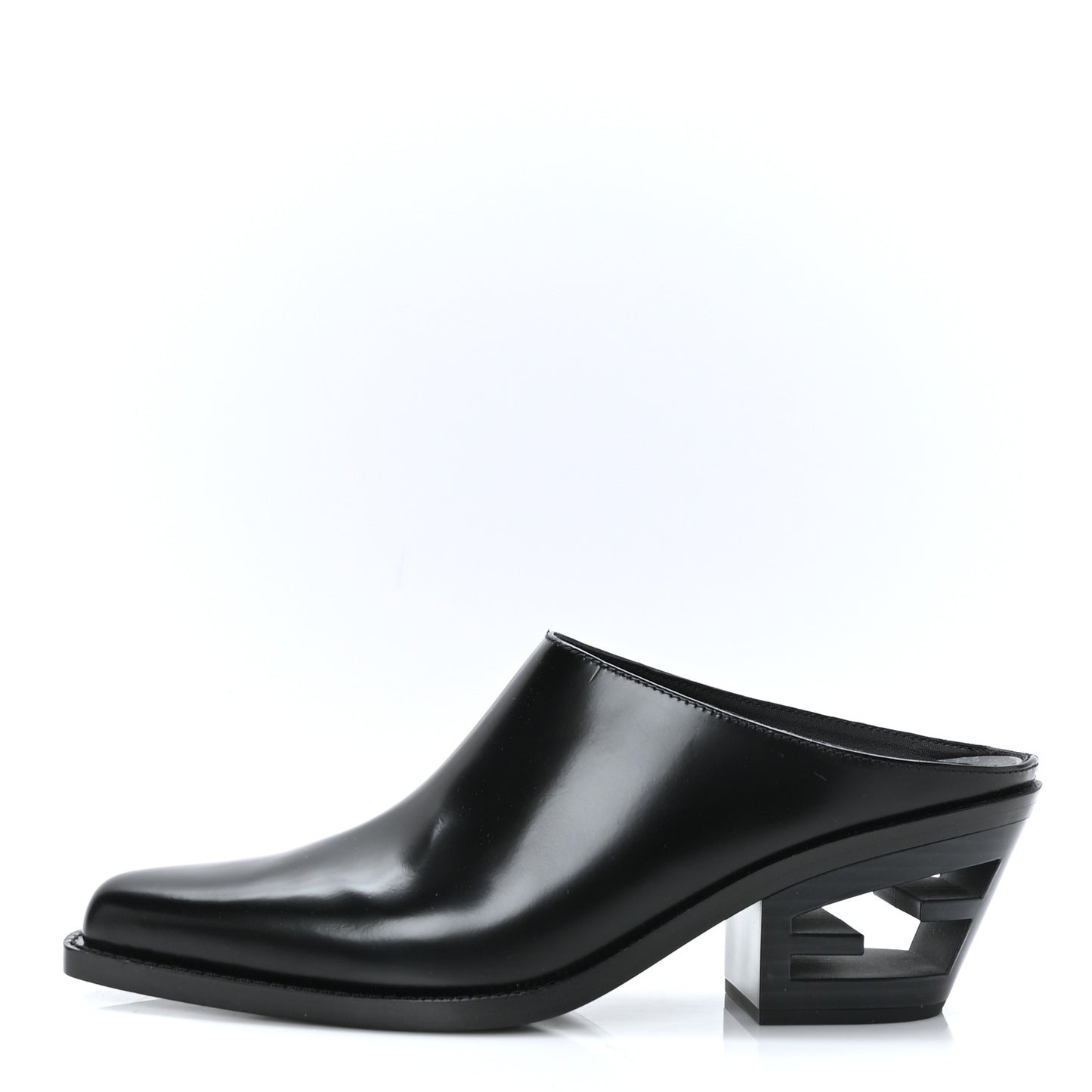 Vitello Abrasivato FF Cut Mules 39 Black