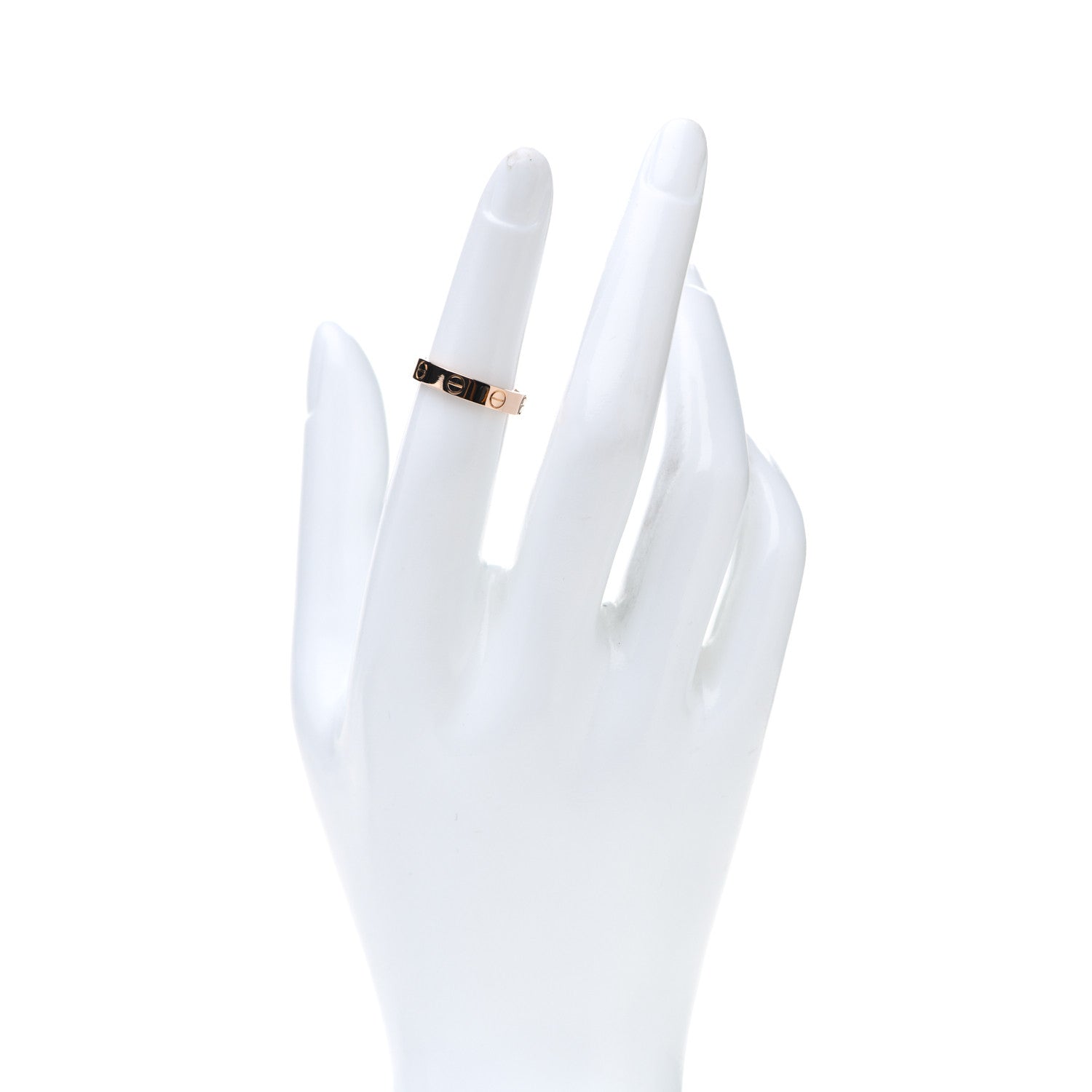 Cartier 18K Pink Gold 3.5mm LOVE Wedding Band Ring 49 4.75 2 of 4