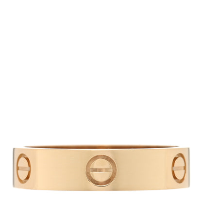 Cartier 18K Yellow Gold 5.5mm LOVE Ring 67 11.75 3 of 5