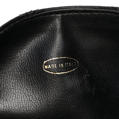 Chanel Lambskin Diamond Stitched Flap Waist Belt Bag 75 30 Black 8 of 18