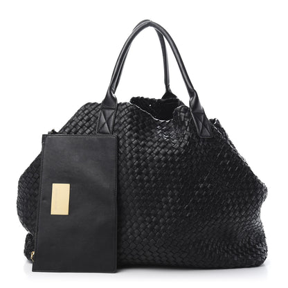 Bottega Veneta Nappa Intrecciato Cabat Black 1 of 13