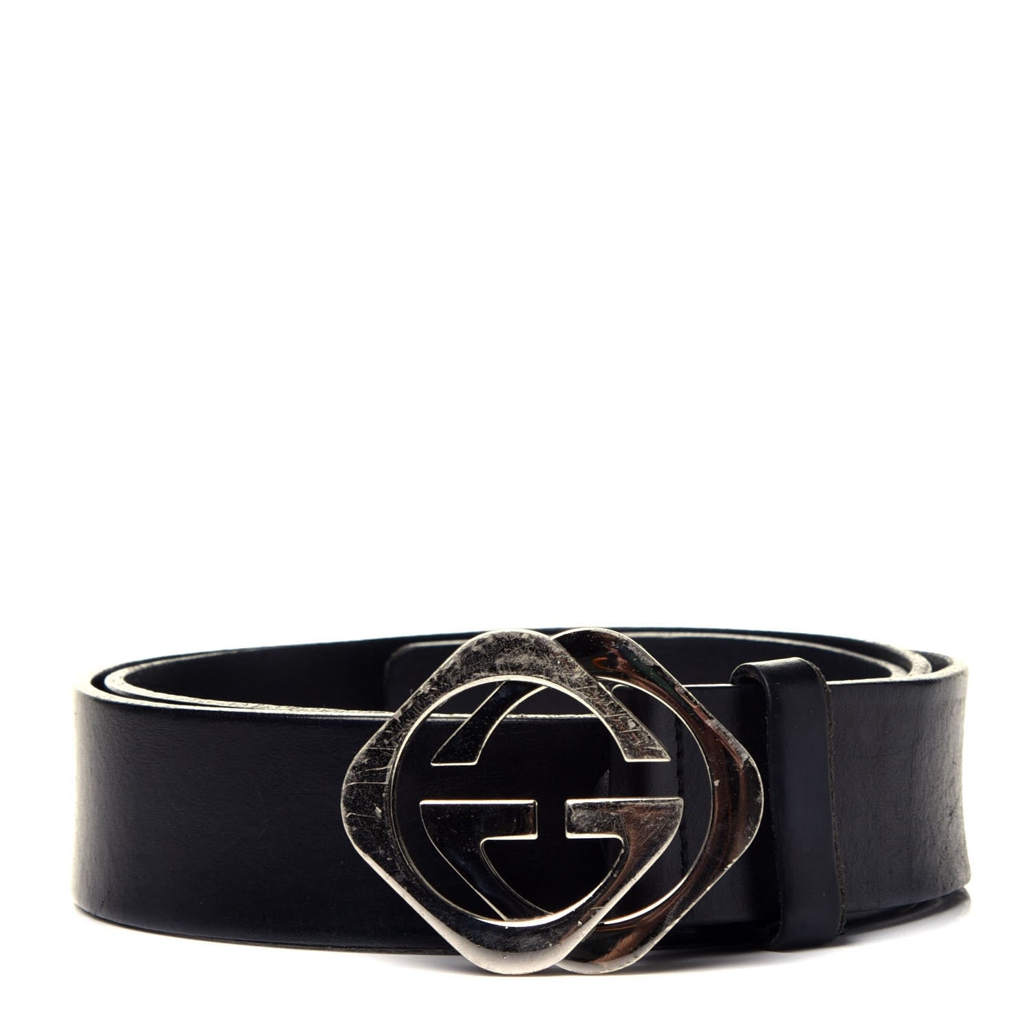Gucci Calfskin Square G Belt 100 40 Black 1 of 8