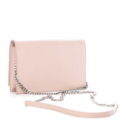 Saint Laurent Smooth Calfskin Classic Monogram Kate Tassel Chain Wallet Marble Pink 3 of 17