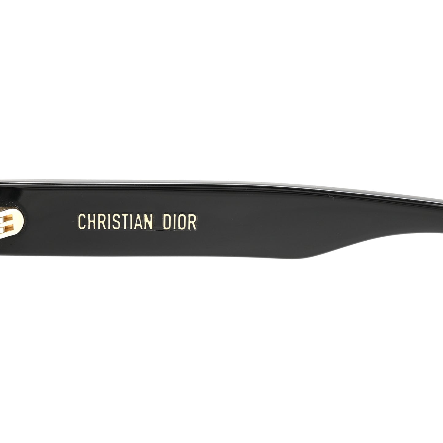 Acetate Diorsignature S1U Square Sunglasses Black