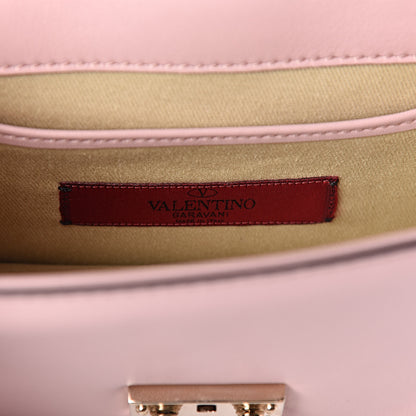 Valentino Garavani Vitello Mini Glam Lock Rockstud Flap Water Rose 6 of 11