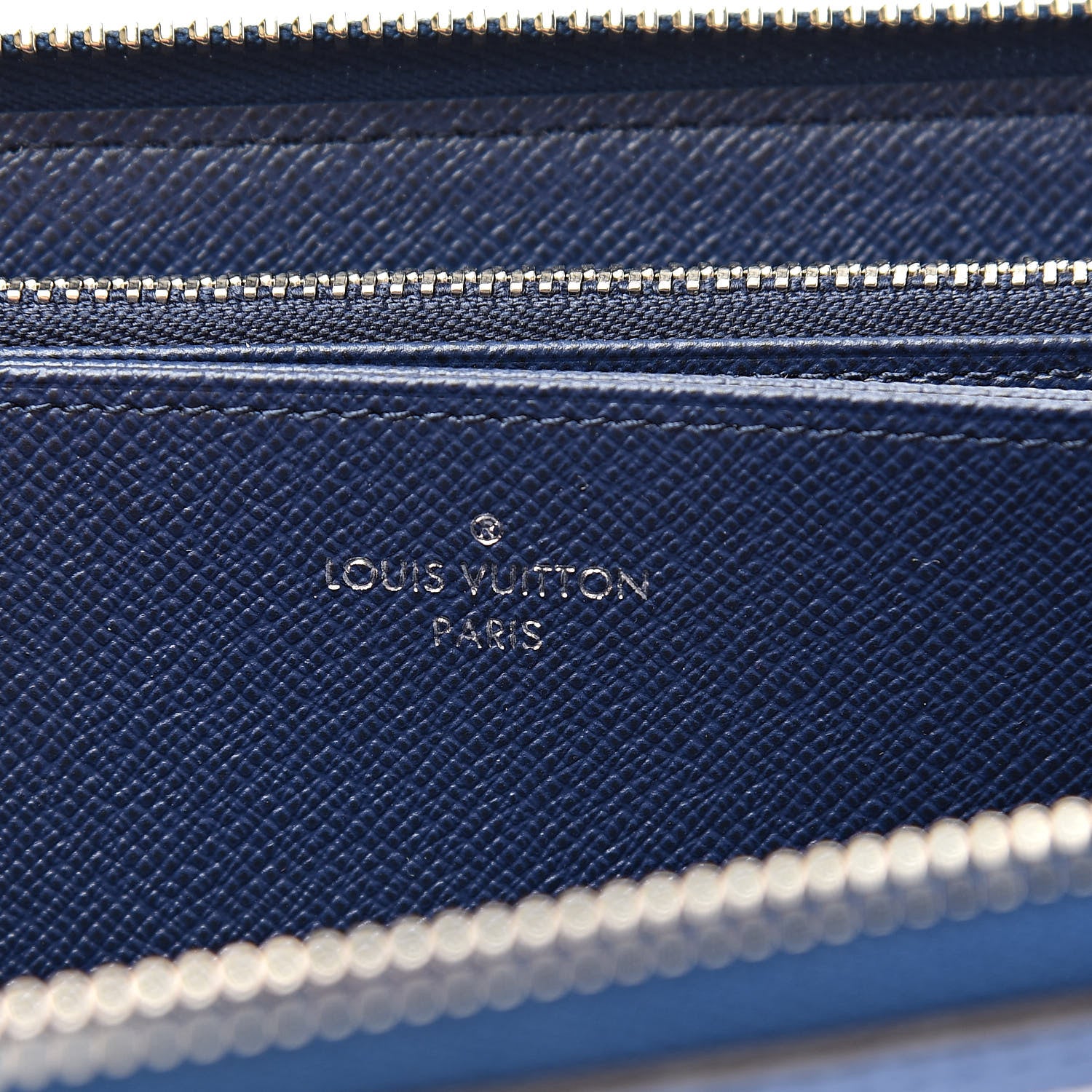 Louis Vuitton Monogram Escale Zippy Wallet Blue 6 of 7