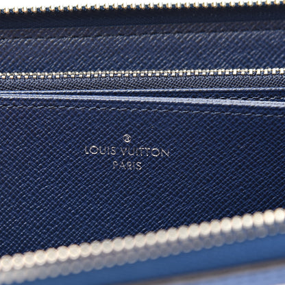 Louis Vuitton Monogram Escale Zippy Wallet Blue 6 of 7